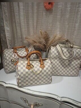 LV AZUR Speedy 30 (Collectibles PCS) Insert/COA Incl